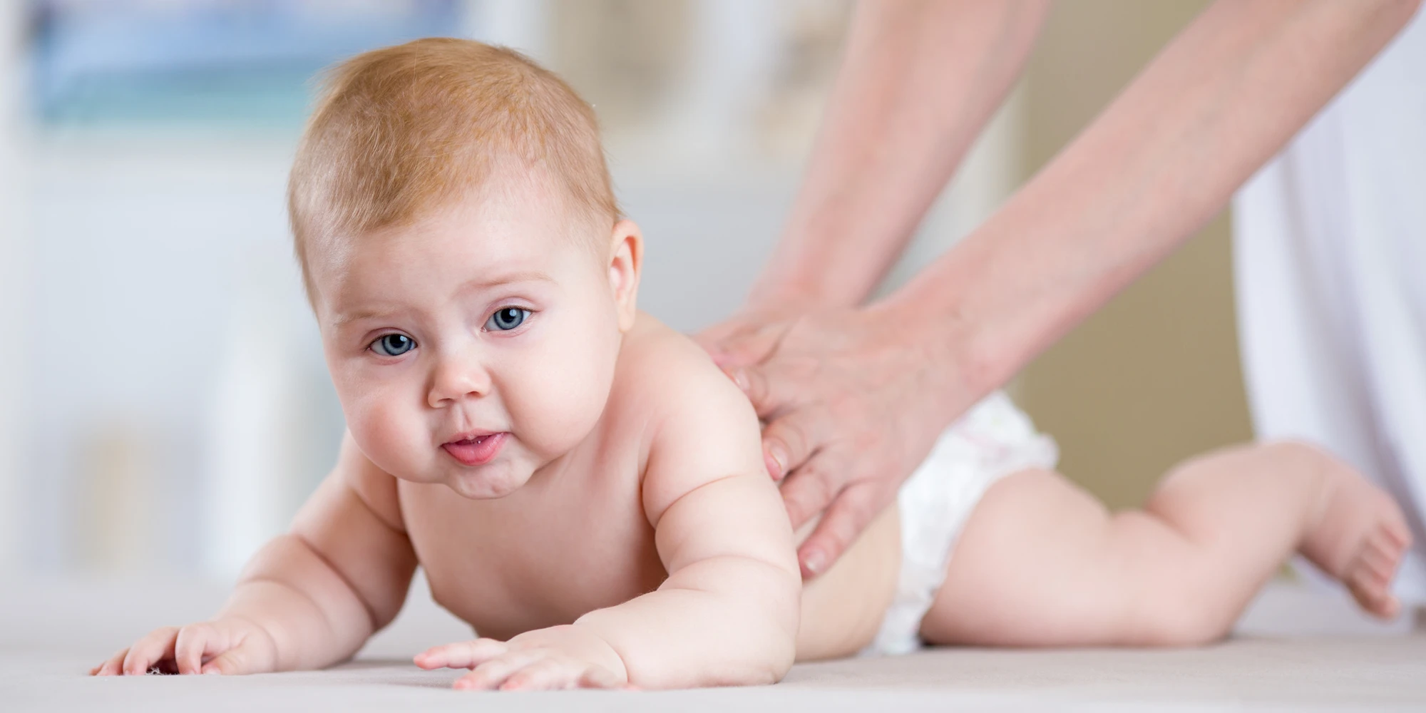 Chiropractic Rocklin CA Baby Receiving An Adjustment